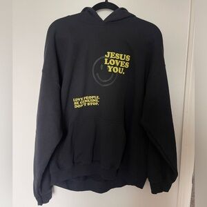 JLY black hoodie unisex